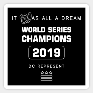 2019 WORLD SERIES CHAMPS Magnet